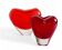 Post-Modern Murano Glass Heart Vases by Maria Christina Hamel, 1990s