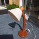 Vintage Scandinavian pine articulated lamp from the 60s and 70s.