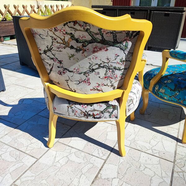 Paire de fauteuils cabriolets, rénovés