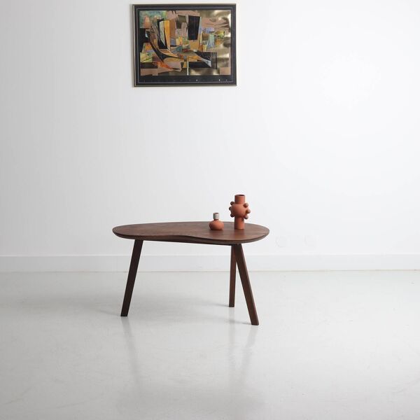 Table basse vintage forme organique