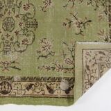 Green Oushak Turkish Carpet sku 861