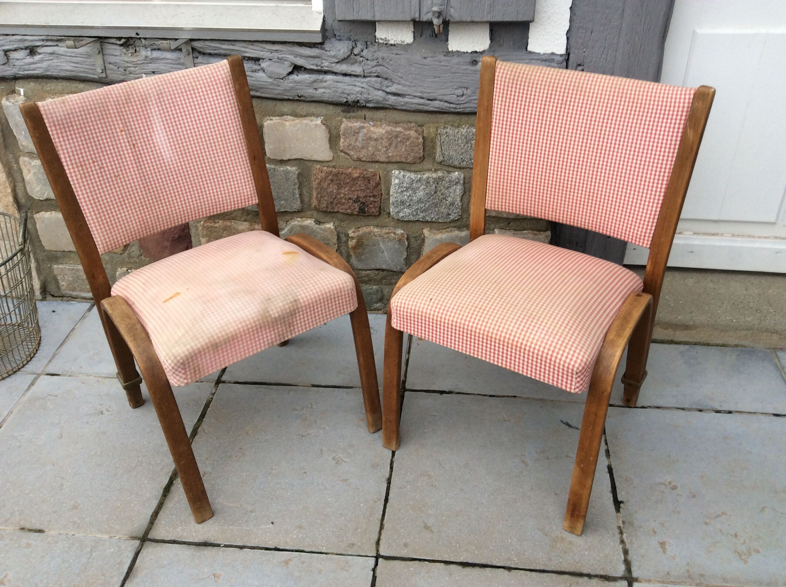 Pair of bridge chairs