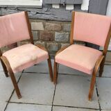 Pair of bridge chairs