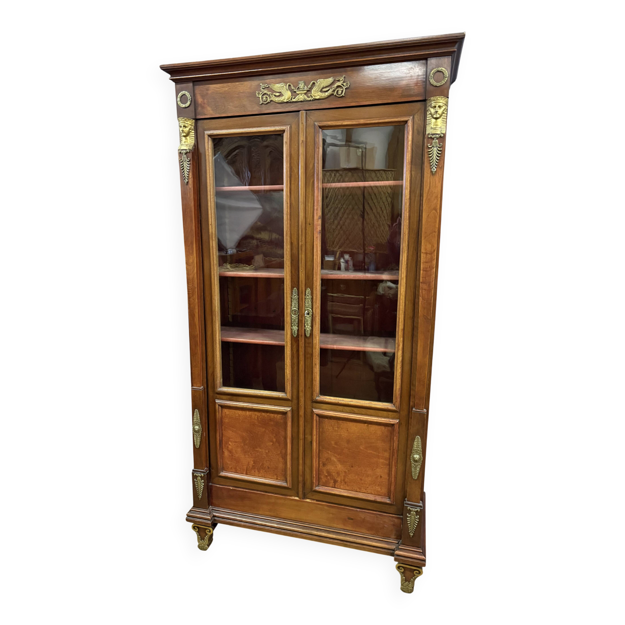 Empire Library in Walnut around 1930