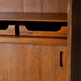 Vintage Scandinavian oak secretaire by Nybro Möbelfabrik