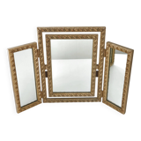 Vintage triptych mirror 1950
