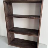 Patinated wood shelf