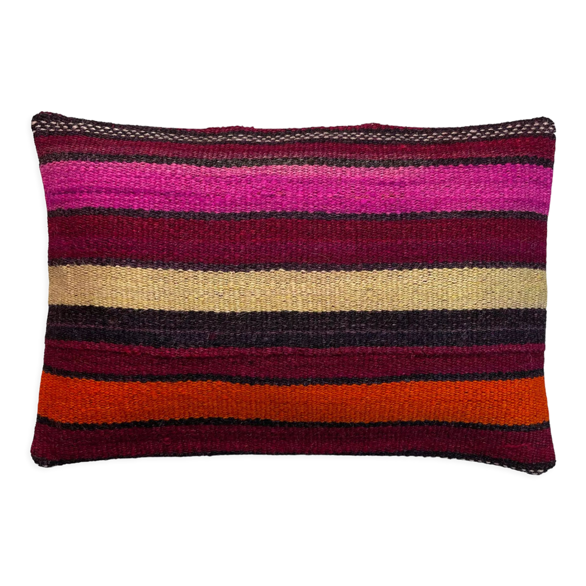 Vintage turkish handmade cushion cover , 30 x 50 cm
