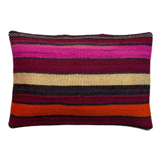 Housse de coussin vintage turque faite à la main, 30 x 50 cm