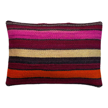 Vintage turkish handmade cushion cover , 30 x 50 cm