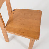 Set of 6 pine chairs by Roland Wilhelmsson for Karl Andersson & Söner Sweden 1960