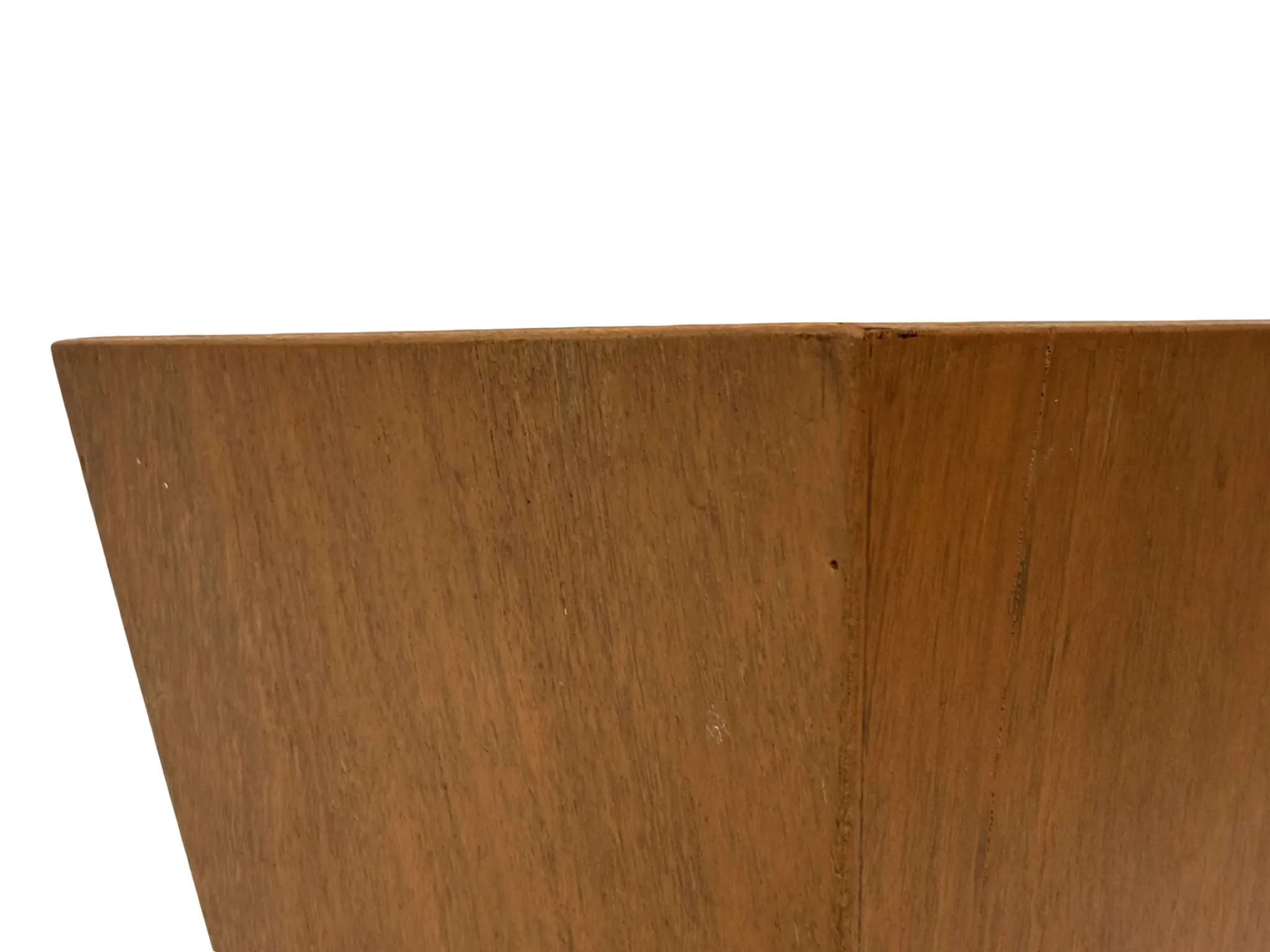 Jardinière en bois minimaliste, géométrique vintage