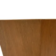 Jardinière en bois minimaliste, géométrique vintage