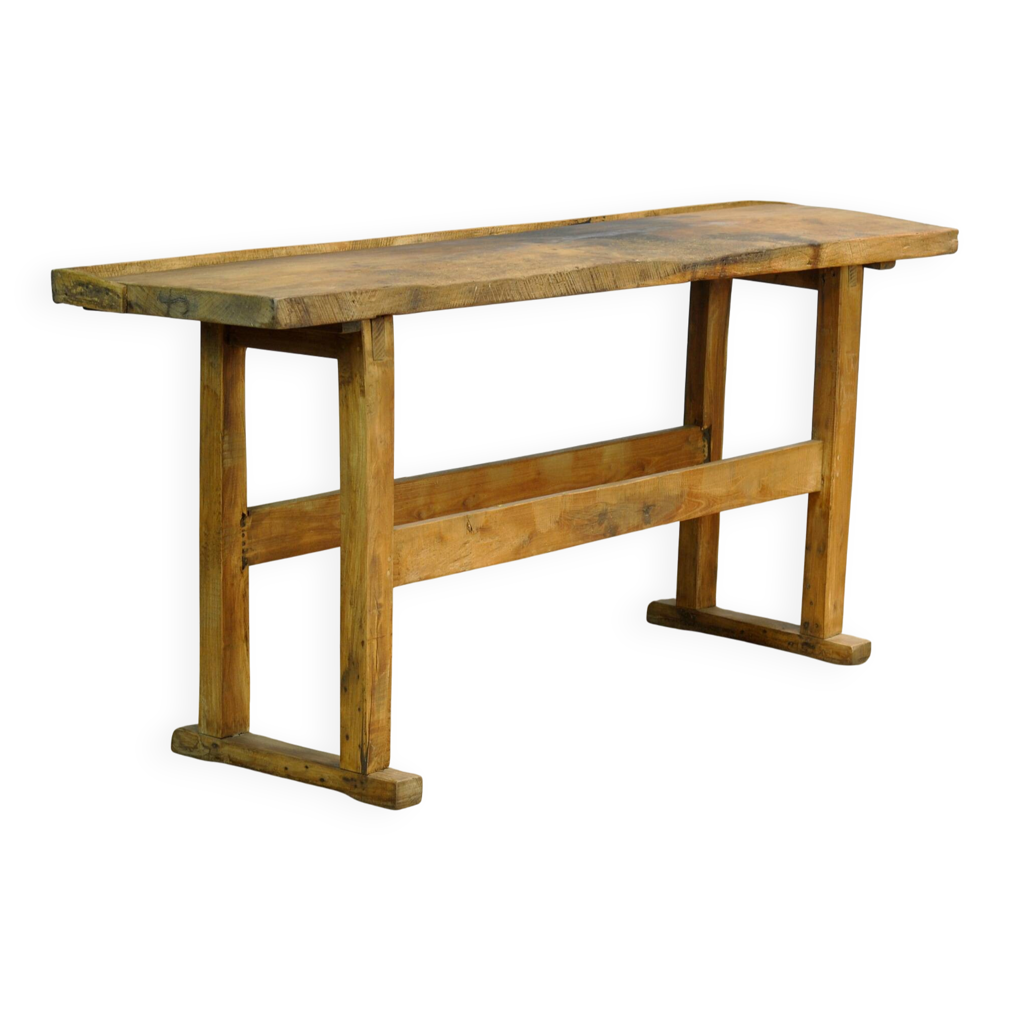 Table de travail en chêne, vers 1920