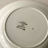 Large antique plate Sarreguemines model Armelle - hand-painted