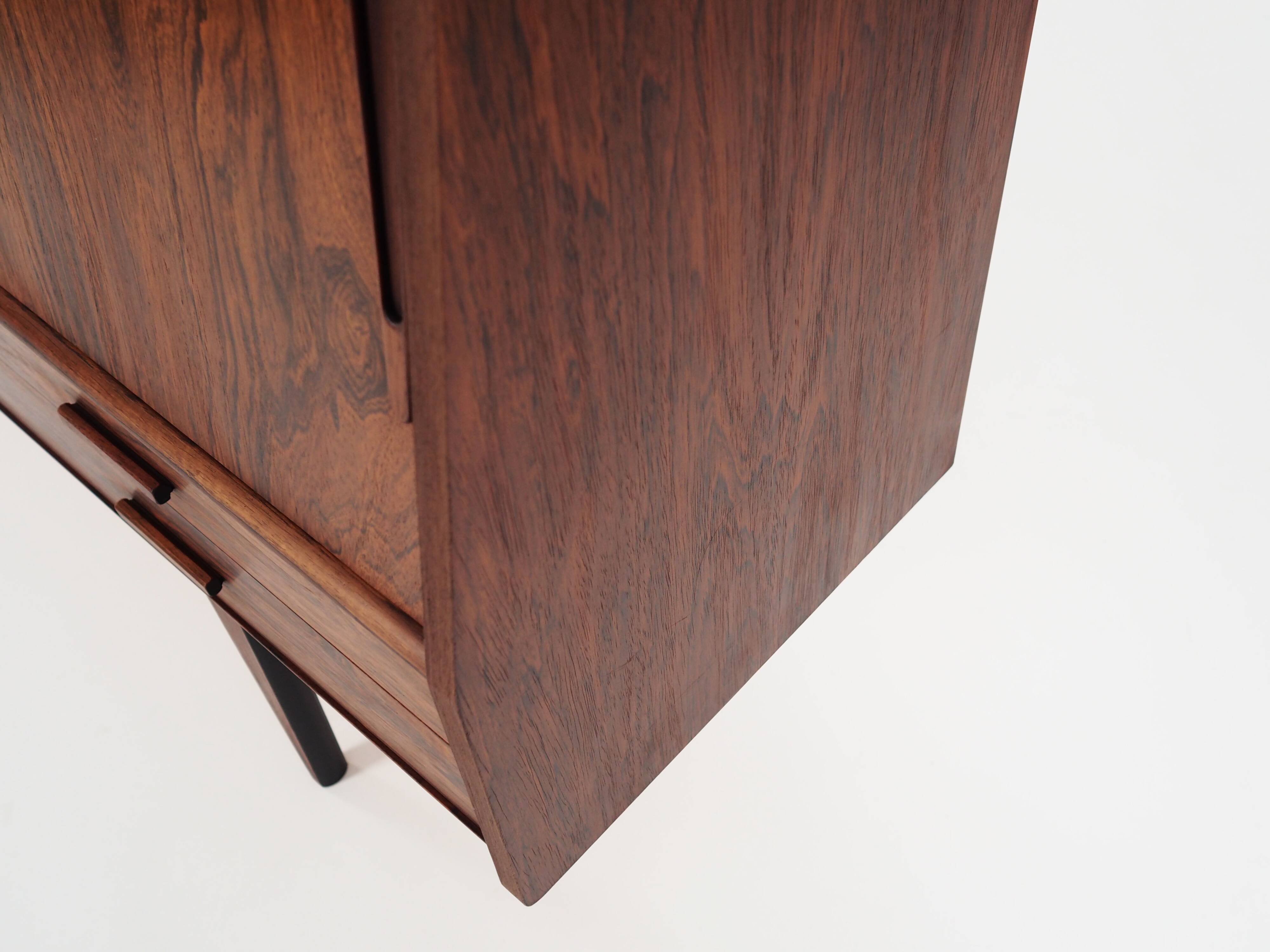 Rosewood highboard, Danish design, 1970s, production: Denmark