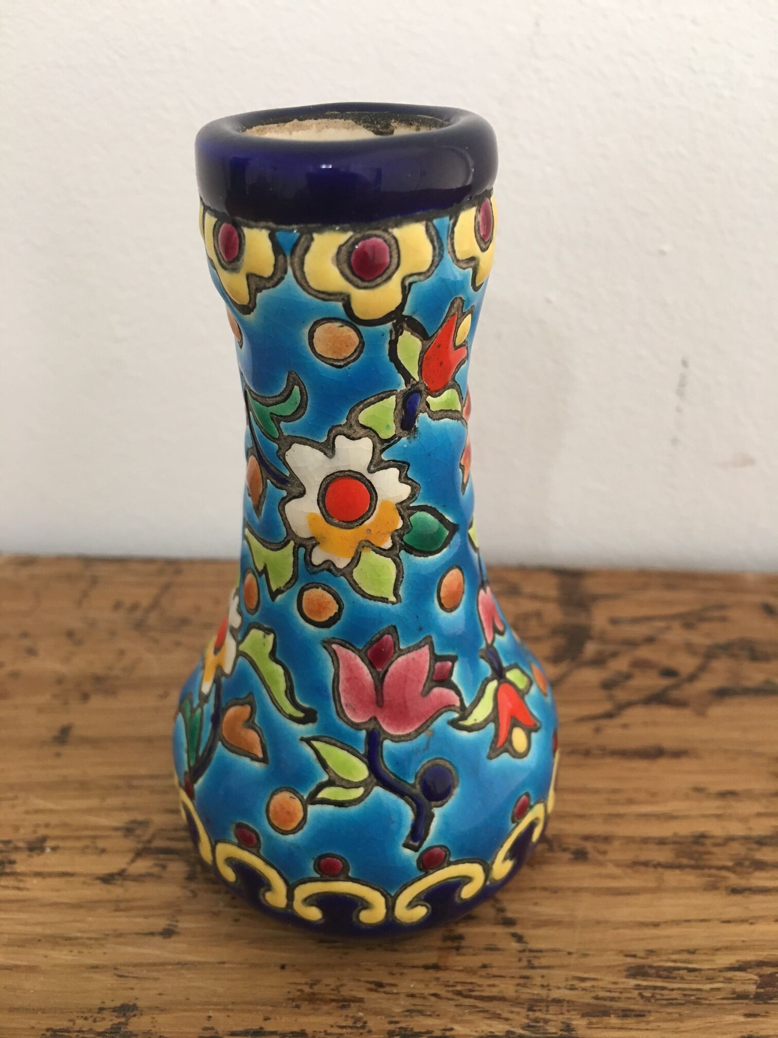 Vase miniature Longwy