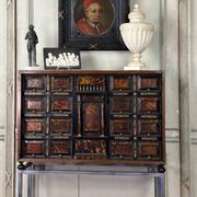 Cabinet in blackened wood and blond tortoiseshell, Italy, late 17th century