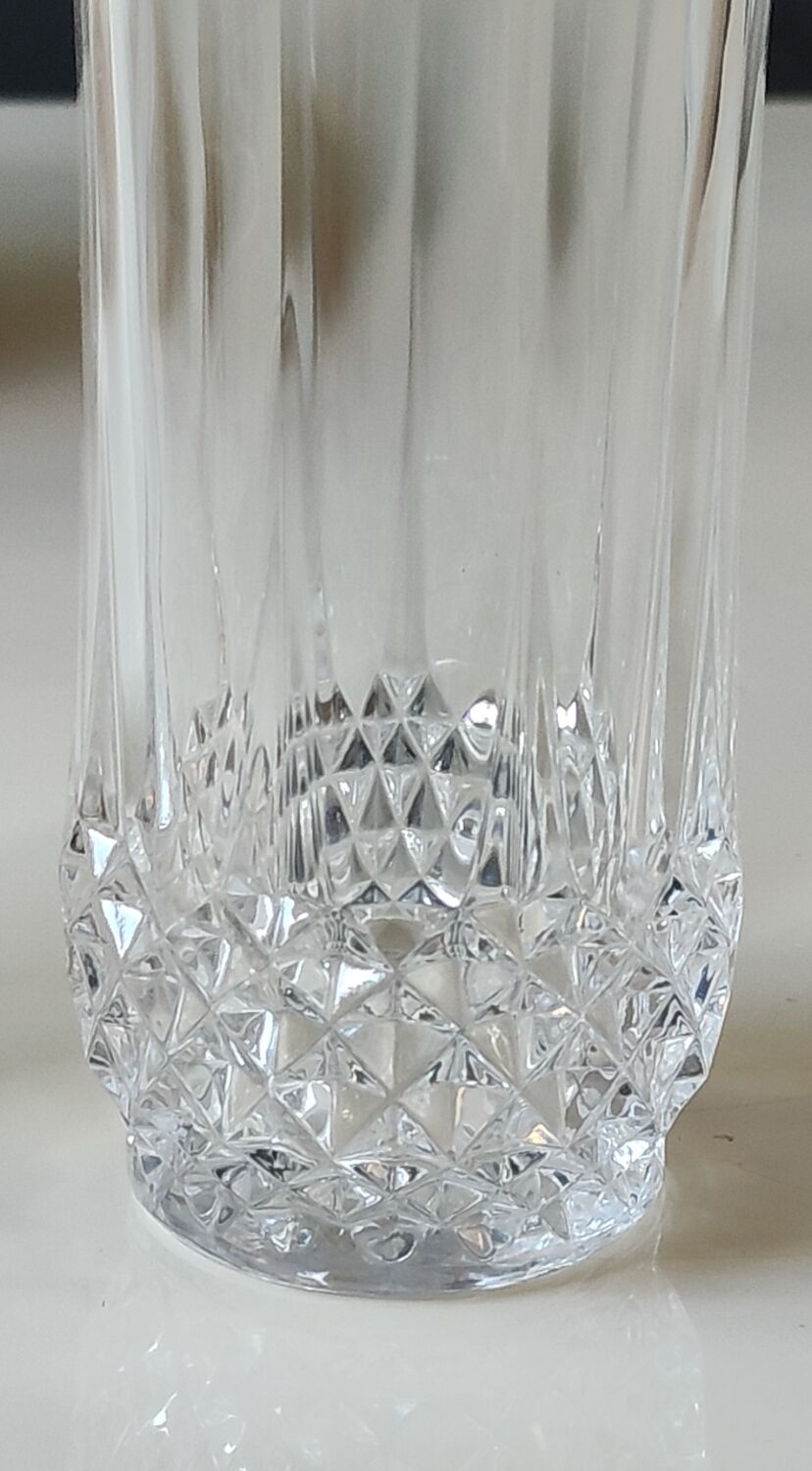 Set of 6 Water/Soda/Orangeade Glasses. Longchamp/Arques Crystal