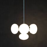 1970s Chrome Plated 7-Flamming Sputnik by Kamenicky Senov, Czechoslovakia