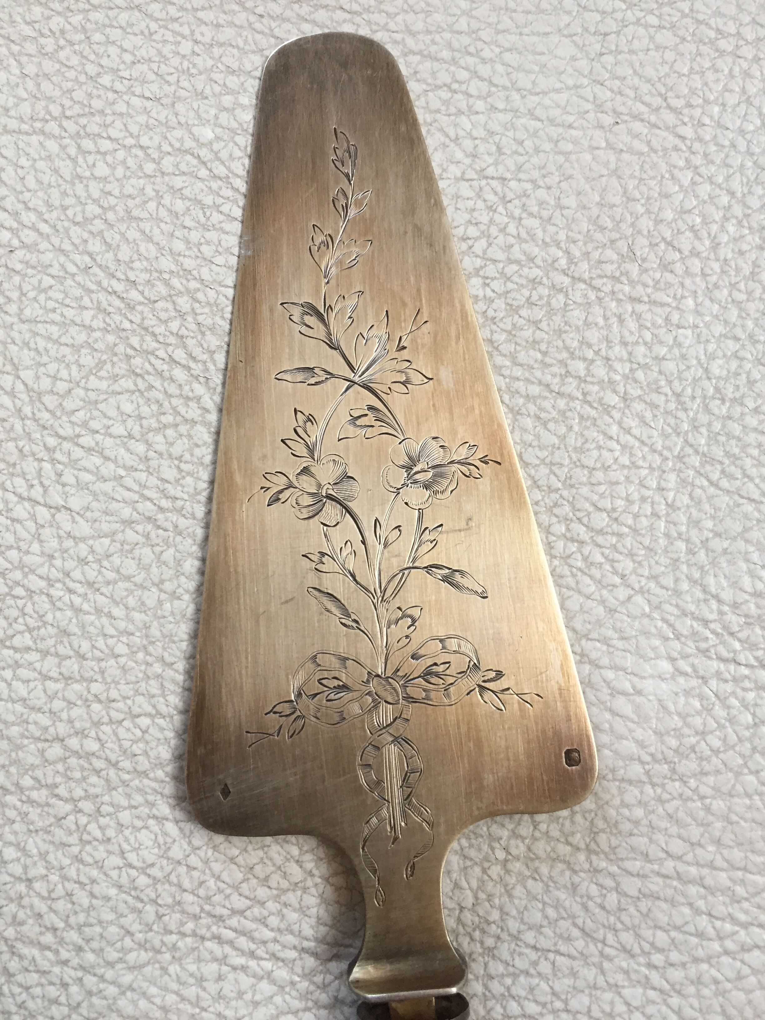 Silver pie shovel Napoleon III era