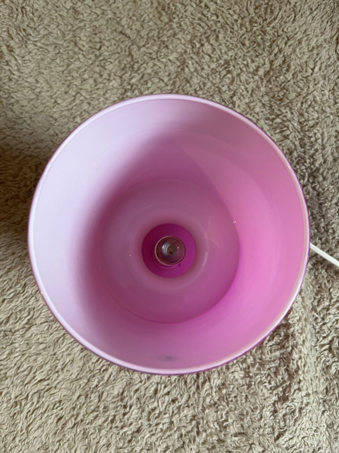 Lampe Lykta année 90 rose