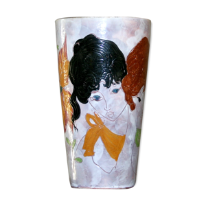 Vase en céramique avec décor