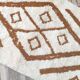 Traditional handmade pure wool Berber rug size 150/250 cm.