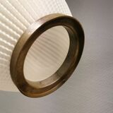 Pleated hanging lamp model Pearl Shade, produced by Hoyrup Light and designed by Lars E Schøiler