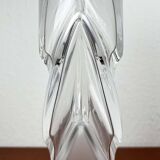 Vintage glass vase from the German Malachit series by Peill & Putzler, 1970s.