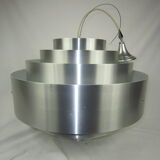 Scandinavian aluminum hanging lamp 1970