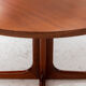 Round to oval danish dining table, Denmark, 1960’s