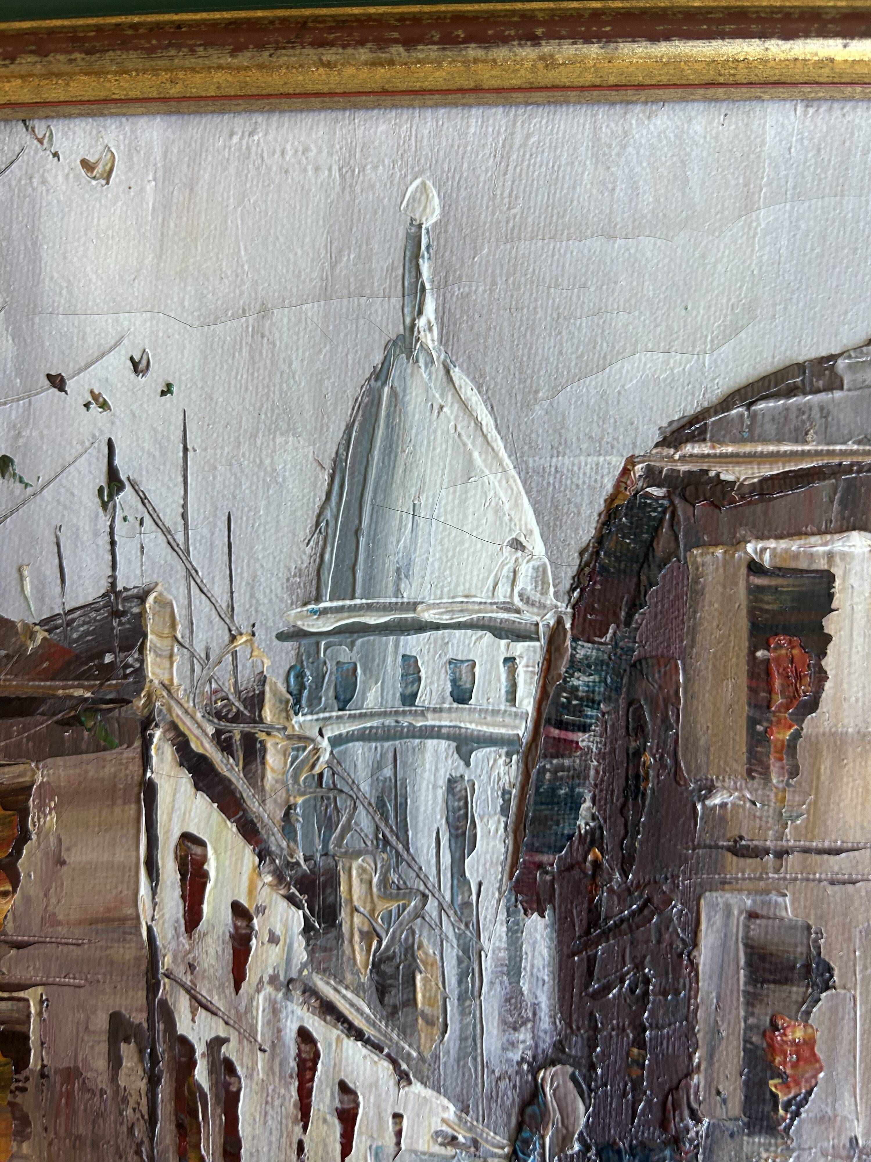 Tableau HST "View of the Sacred Heart in Montmartre"