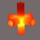 Suspension Jan Melis & Ben Oostrum pour Dark - Modèle « Crosslight » - Années 90, Pays-Bas