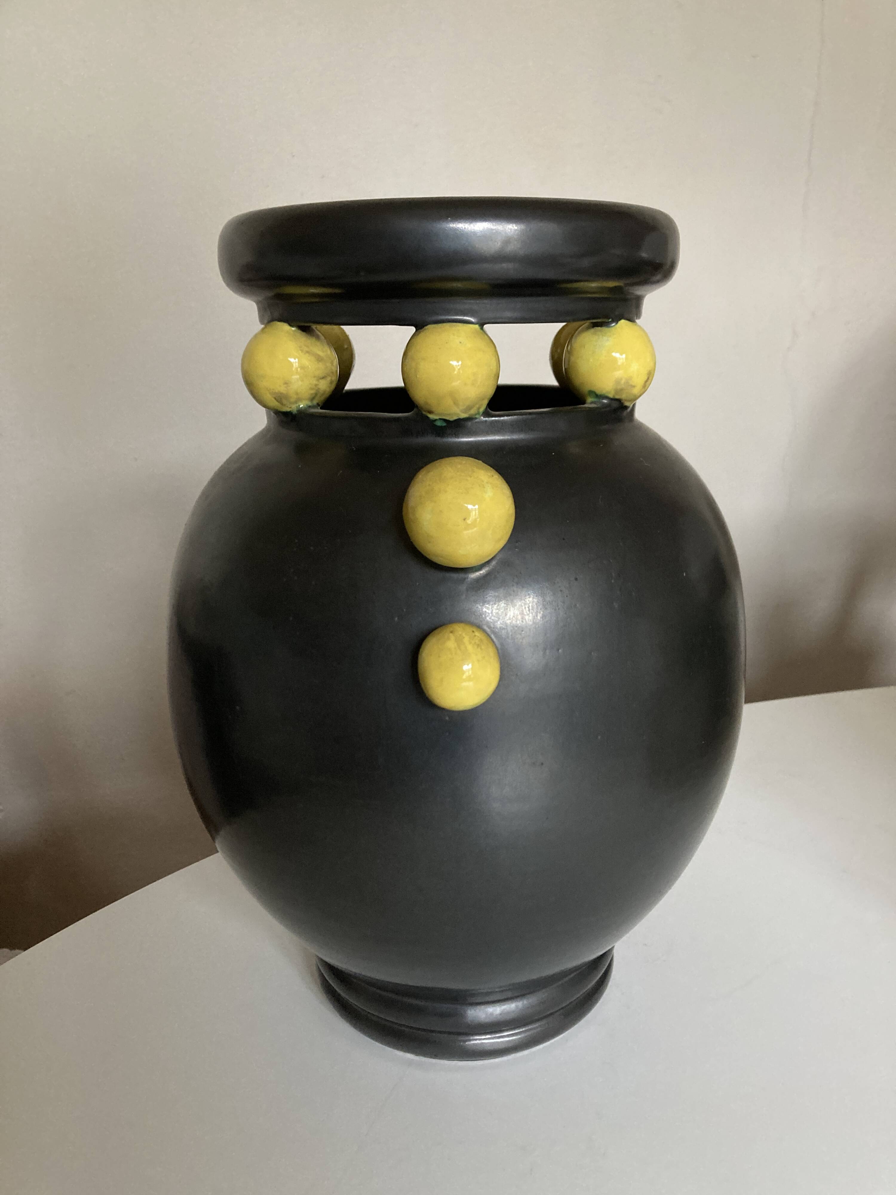 XXXL ceramic vase Vallauris 1940 - 1950