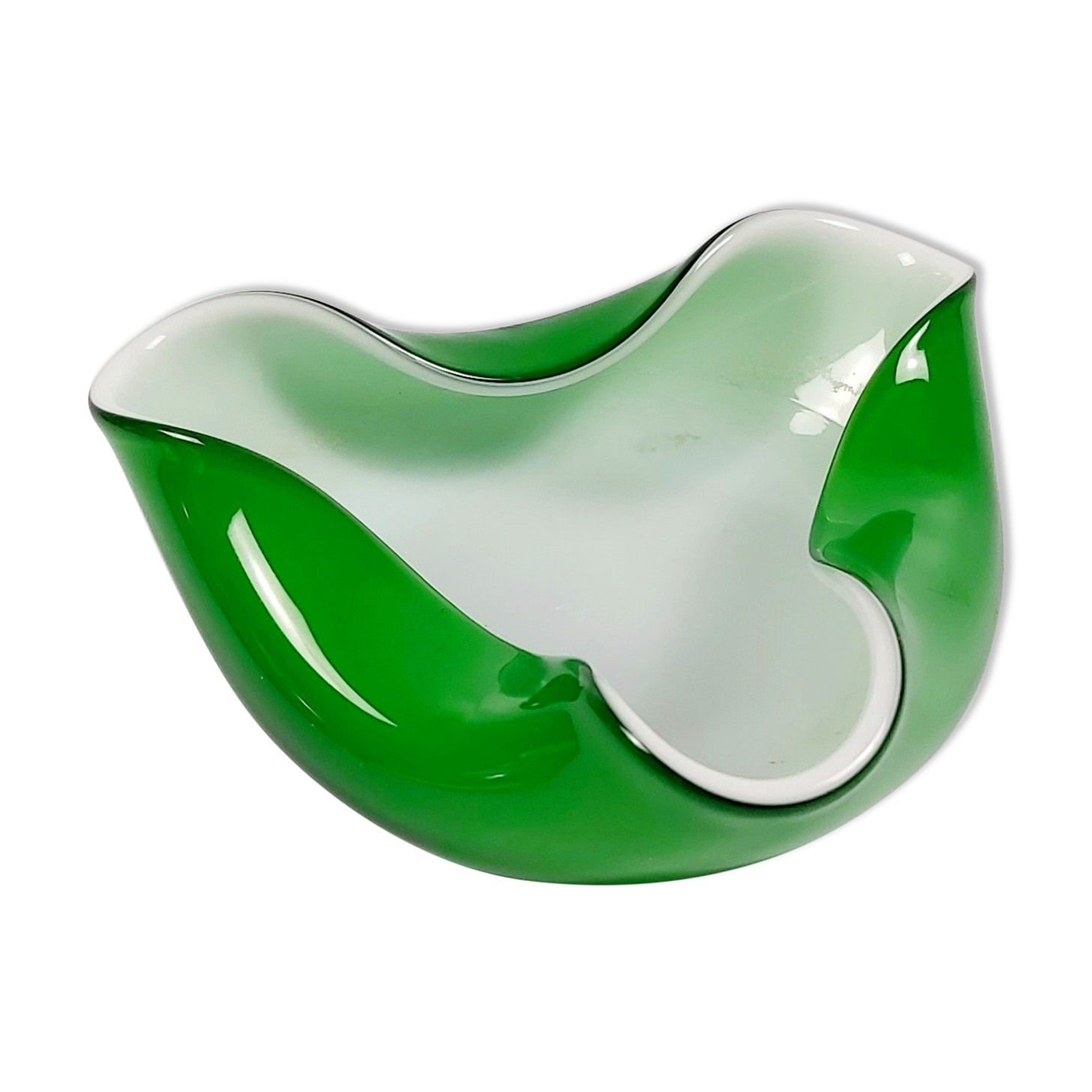 Mid-Century Murano Glass Ashtray by Flavio Poli, 1960s