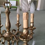 Lustre bronze 6 branches