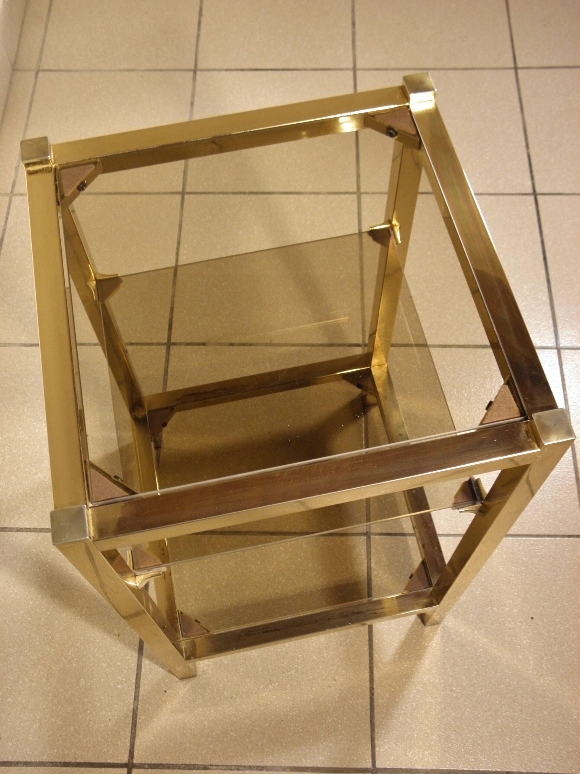 Gold metal and glass 1980