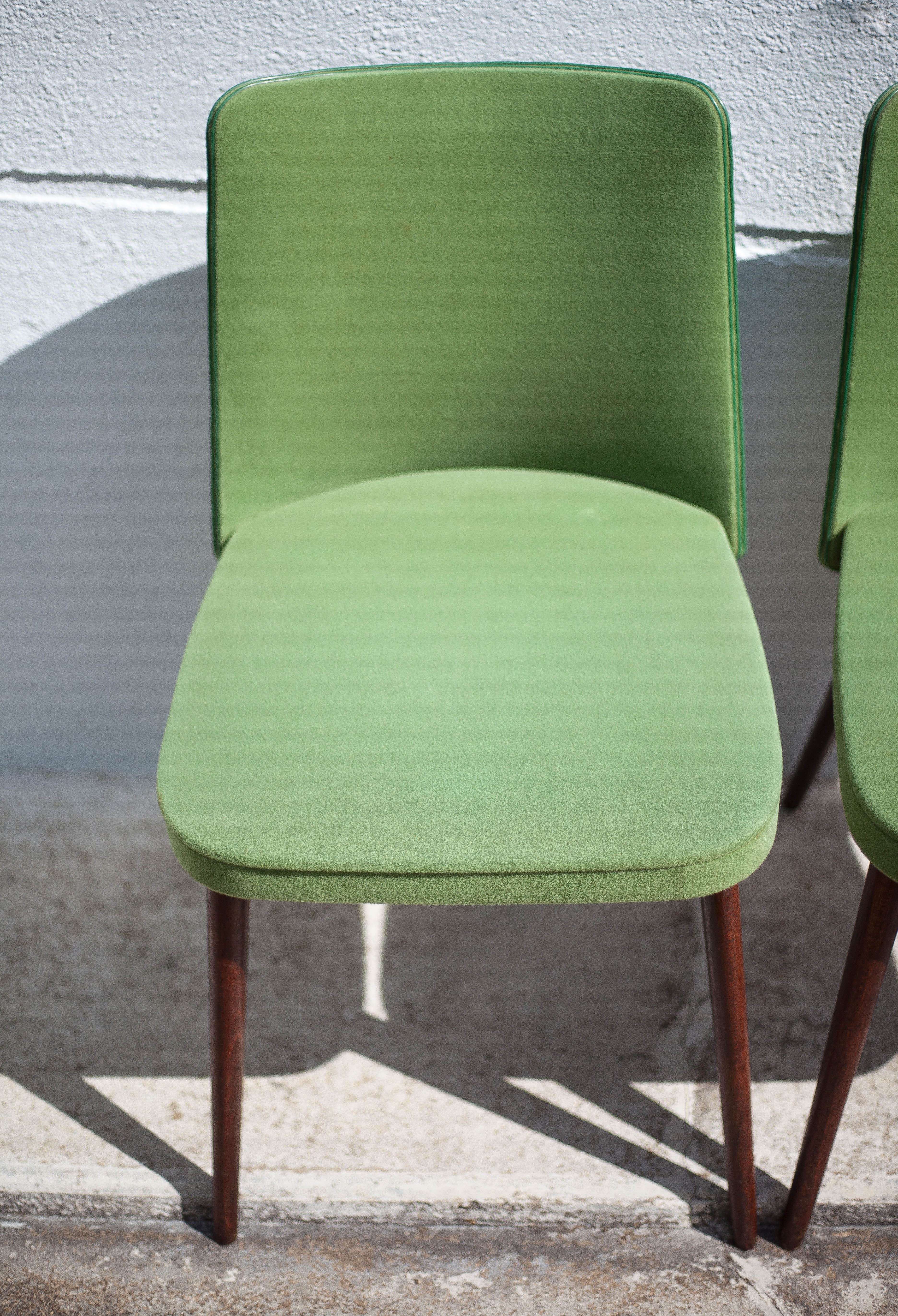 Vintage compass leg chairs, 50