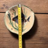 Ceramic bowl signed Diaz Costa – fish design – Spain