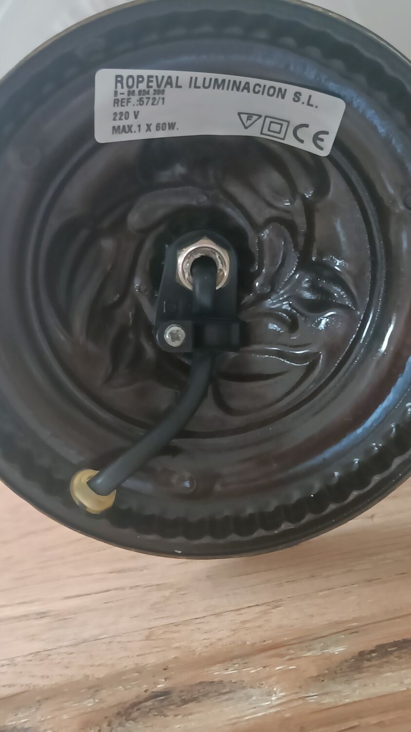 Vintage lamp in metal with brass finish and frosted opaline glass – 2 available