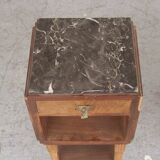 Pair of nightstands 1930 mahogany & rosewood