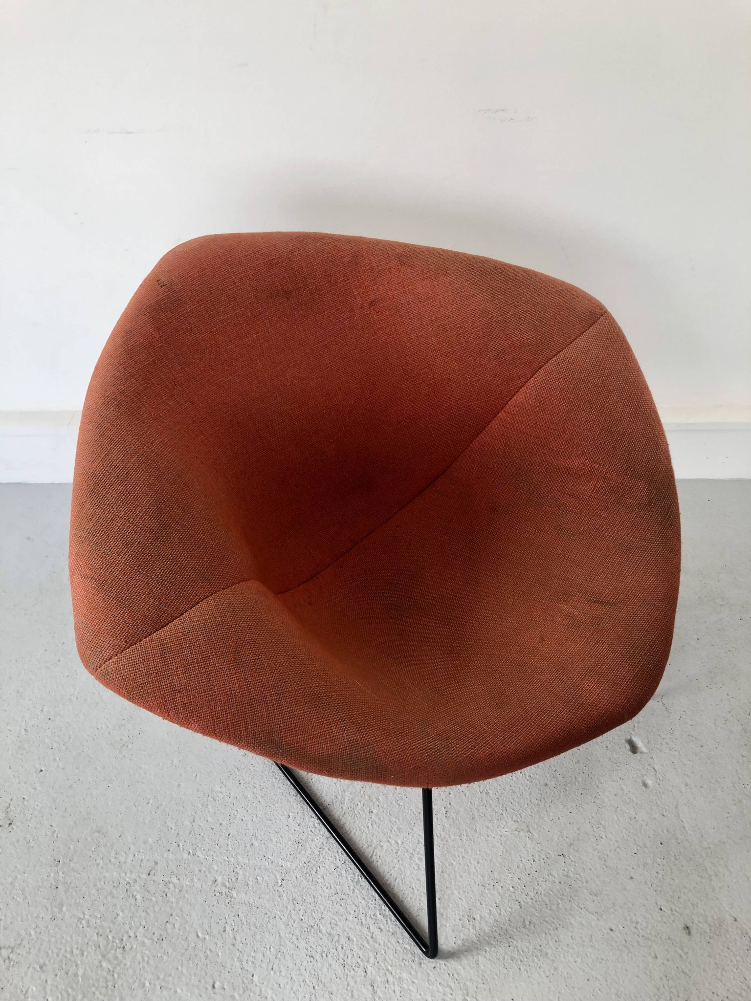 Vintage Diamond 421 Lounge Chair by Harry Bertoia for Knoll International