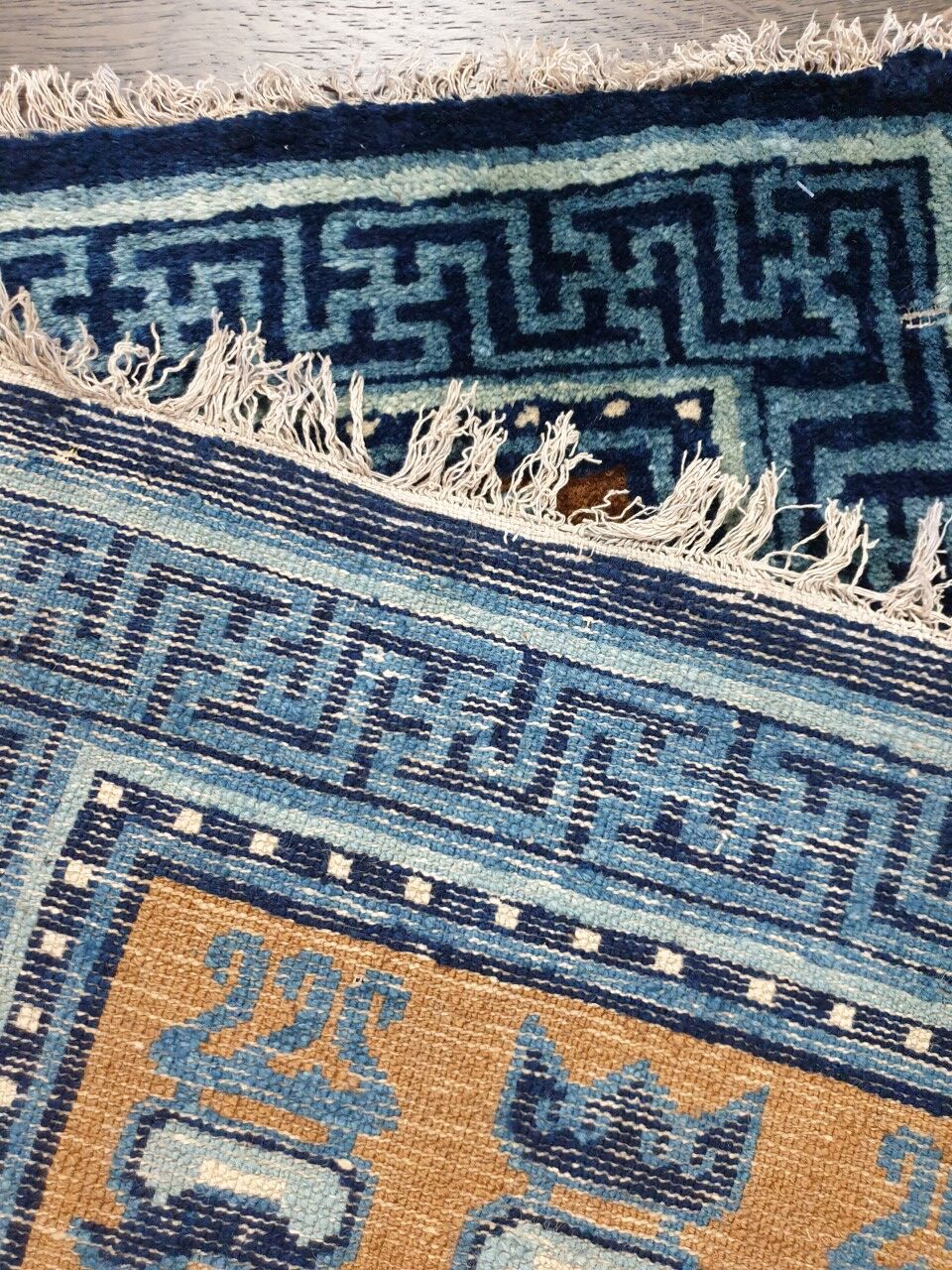 Antique Handmade Chinese Rug