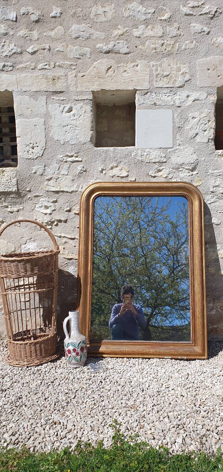 Louis Philippe gilded mirror