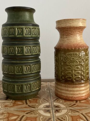 2 vases west Germany