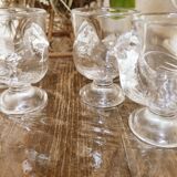 4 glass chicken shells