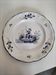Plate KG Lunéville fisherman blue decoration