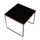 Black "flying" coffee table by Pierre Guariche for Steiner