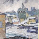 Oil painting by Bertil Landelius 1935